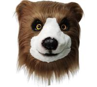LePyCos Máscara de oso de peluche de látex de cabeza completa para adultos, máscara de cosplay de animales para Halloween, fiestas de disfraces y juegos de rol