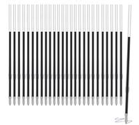 LEPZUR 60 Piezas Recambio Boligrafo, 98mm Recambio Rollerball, 1,0 mm Recambios Intercambiables para Bolígrafos, Recarga Retráctil(Azul)