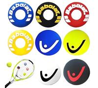 LEPZUR 8 Piezas Antivibrador Raqueta Tenis, Amortiguador Raqueta Tenis de Silicona, Divertido Amortiguador de Vibración Tenis para Jugadores de Tenis, Accesorios Tenis para Raqueta Bádminton Squash