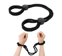 LEPZUR Esposas Para Pareja Látigo De Bondage Esposas De Bondage Color Negro