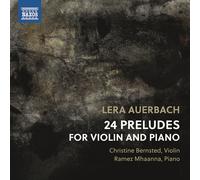 Lera Auerbach Lera Auerbach: 24 Preludes for Violin and P (CD) (Importación USA)