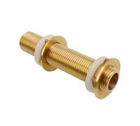 LERANXIN Conectores de Tanque de Agua de Latón G1/2, Latón Racor Deposito, 1/2 pulgada Acople de Latón para Tanque de Agua, para Barril de Lluvia, Tanque de Agua
