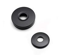 LERANXIN Cubre Radiador, 2 Piezas Diferentes Tamaños Cubre Radiadores, Negro Acero Inoxidable Embellecedor Radiador, Adecuado para Tuberías de Agua, Tuberías de Gas, Grifos