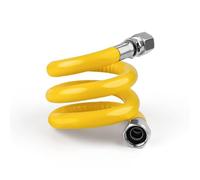 LERANXIN Manguera Gas Butano De 80 Cm, Conector Rápido de Gas de 8-12 mm, Rosca Derecha G1/2, Tubo de Gas Butano, Apto Para Estufas de Gas, Calentadores de Agua