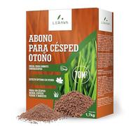 LERAVA® Abono cesped Otoño (70 m²) - Fertilizante de Liberación Lenta con 100% Nitrógeno - Recupera el Césped tras el Verano - Mejora Color y Densidad del Prato Verde