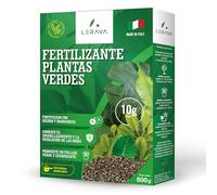 LERAVA Abono Plantas Verdes (800 g) - fertilizante orgánico para plantas verdes de interior - con hierro y manganeso para prevenir amarillamiento - nutrición completa para hojas sanas
