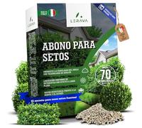 LERAVA Abono setos (3,6 kg) - fertilizante premium de larga duración - crecimiento saludable, denso y verde - ideal para plantas de cipreses y siempreverdes - fácil aplicación y resultados duraderos