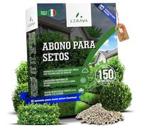 LERAVA Abono setos (7,3 kg) - fertilizante premium de larga duración - crecimiento saludable, denso y verde - ideal para plantas de cipreses y siempreverdes - fácil aplicación y resultados duraderos
