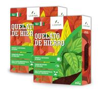 LERAVA® Hierro Quelatado - 400g - Combate la Deficiencia de Hierro - Verdor Intenso en Pocos Días - hierro plantas - Aplicación Efectiva de Marzo a Octubre - quelato de hierro para plantas