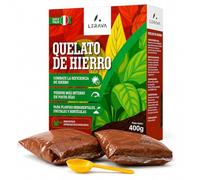 LERAVA® Hierro Quelatado - 400g - Combate la Deficiencia - Verdor Intenso en Pocos Días - Aplicación Efectiva de Marzo a Octubre