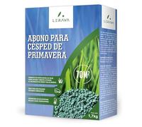 LERAVA® PRIMAVERA abono cesped primavera - 70m² - abono para cesped con protección fúngica y efecto a largo plazo - Césped fuerte y de color verde intenso - fertilizante cesped liberacion lenta