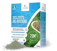 LERAVA® Sulfato de Hierro Granulado - Fertilizante para Plantas y Jardines - Hierro para Césped y Árboles - 20m² de Cobertura