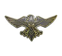 Leraverppy Broche de metal, diseño de águila alada, broche de poder y misterio, regalo para adolescentes, familiares, amigos, compañeros de trabajo, pasantes, estudiantes de primer año, decoración de