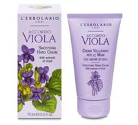 L'ERBOLARIO Acorde Violeta Crema de Manos Suavizante - Edición Limitada - 75 ml - Con extractos de Violeta y Pensamiento - Sin siliconas, parabenos ni vaselina