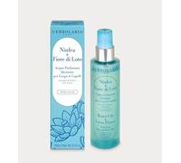 L'Erbolario Agua perfumada de lirio de agua y flor de loto, perfume para el cuerpo y el cabello, sin alcohol, 150 ml