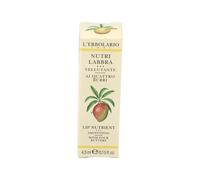 L'ERBOLARIO Bálsamo Labios Nutritivo Cuatro Mantecas - Con Manteca de Karité, Cacao, Illipe y Mango, Vitamina E, 98% Ingredientes Naturales - 4.5 ml