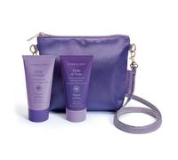L'Erbolario Bella di Notte Beauty Clutch Kleine Wunder - Gel de ducha de 75 ml + crema corporal líquida de 75 ml + correa para el hombro, edición limitada, aroma floral dulce y vainilla