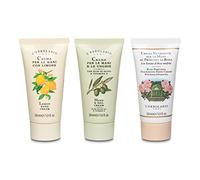 L'Erbolario Caja de regalo para mujer, crema de manos nutritiva, paquete de regalo, paquete de viaje, tamaño: 3 x 30 ml