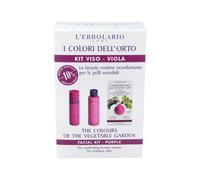 L'Erbolario Colores Del Huerto Kit - Crema Facial, Agua Micelar y Mascarilla Ultraconfort (50 ml + 100 ml + 8 ml) para Piel Seca