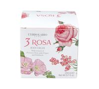 L'Erbolario Crema Corporal 3 Rosas 200ml - Cuidado corporal perfumado, sin siliconas, parabenos ni vaselina, con extractos naturales de rosa