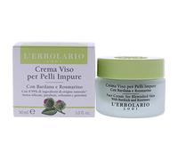 L'Erbolario, Crema Facial para Pieles Impuras, Tratamiento Matificante y Reequilibrante, Crema Facial con Extractos de Bardana y Romero, Base de Maquillaje, para Pieles Grasas, Tamaño 30 ml, 0.3 pounds, 1