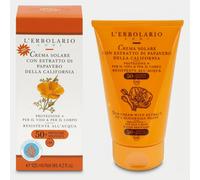L'Erbolario Crema Solar Cara y Cuerpo con Amapola de California SPF50+ 125ml
