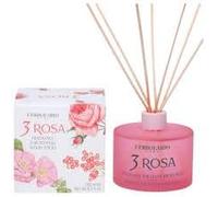 L'Erbolario, Difusor de Ambiente Mikado 3 Rosas, 200 ml, 2 Unidades