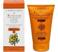 L'Erbolario FluidoSole Viso e Corpo Anti-tempo SPF20 125 ml