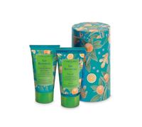 L'Erbolario Gin Botanicals Beauty Box Scorze d'Orangen - Baño de espuma de 75 ml + crema corporal de 75 ml + lata - Edición limitada - Aroma cítrico aromático y almizclado