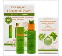 L'Erbolario Kit Cuidado Facial Colores del Huerto 3 en 1 para Piel Mixta: Crema Anti-Brillos 50 ml, Gel Limpiador 100 ml, Mascarilla Exfoliante 8 ml