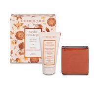 L'Erbolario Kit Manos Crema 75 ml + Jabón 100 ml, Flores y Bayas, hidratante y limpiador