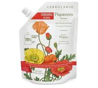 L'Erbolario - Papavero Soave (Amapola Suave) - Eco Recarga Gel de Baño - 500ml - Pack de 2