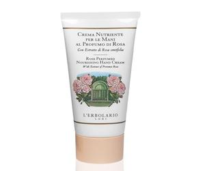 LErbolario Rose Crema de manos nutritiva perfumada para crema unisex 2.5 oz