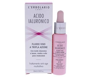 ["L'Erbolario, Suero Facial Ácido Hialurónico, Tratamiento Antiedad Triple Acción, 28 ml, 1"]