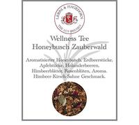 Lerbs & Hagedorn, Wellness Tee Honeybusch Zauberwald | frambuesa y cereza sabor nata 1 kg (aprox. 71 litros) Honeybusch, fresas