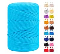 LEREATI Hilo Macramé 3mm x 170m, Cuerda de Poliéster Cuerda Macrame 3mm Colores para Manualidades, Ganchillo, Bolsa, Sombrero, Regalo para Tejedor (Azul Claro)