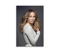LERIAENHD Póster de Jennifer Lopez para pared, cubierta de lienzo, póster vintage, pintura decorativa para sala de estar, dormitorio, elegante póster estético, 30 x 45 cm, estilo sin marco
