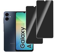 LERINNA Paquete de 2 protectores de pantalla de privacidad para Samsung Galaxy A06, película protectora de vidrio templado antiespía, fácil de instalar, resistente a los arañazos, antihuellas, dureza