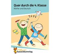 Lernspass ubungsblocke - t664 - quer durch die 4. klasse, mathe und deutsch - a5-ubungsblock: 664