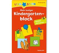 Lernstern: Mein lustiger Kindergartenblock. Spielen und Lernen ab 3 Jahren