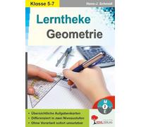 Lerntheke Geometrie / Klasse 5-7: Übersichtliche Aufgabenkarten zweifach differenziert