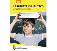 Lernzielkontrollen, tests und proben - t293 - lesetests in deutsch - lernzielkontrollen 3. klasse
