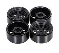 Lerpwige 1 9 pulgadas Beadlock Rueda Hub Auto Hub Crawler Rueda Rim Set Modified Accesorios 1/10 Mando a distancia Upgrade Kits