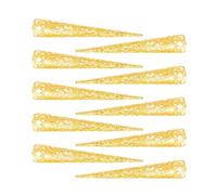 Lerpwige 10 anillos de garras de dedo de Halloween, accesorios para teatro y trajes de baile para mujeres, cómodos de llevar, joyas de uñas hechas a mano