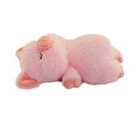 Lerpwige 19 cm adorable posición reclinable serie animal felpa muñequera almohadilla para la muñeca para compañero de escritorio y juguete de alivio del estrés en posición supina
