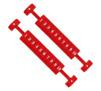 Lerpwige 2pcs 10 Números Puntuación de Puntuación Counter Tabla de Fútbol Calificación de Contadores para Tabla de Foosball Estándar
