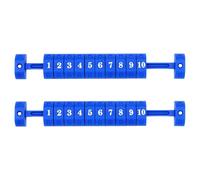 Lerpwige 2pcs 10 Números Puntuación de Puntuación Counter Tabla de Fútbol Calificación de Contadores para Tabla de Foosball Estándar