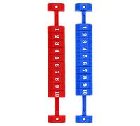 Lerpwige 2pcs 10 Números Puntuación de Puntuación Counter Tabla de Fútbol Calificación de Contadores para Tabla de Foosball Estándar