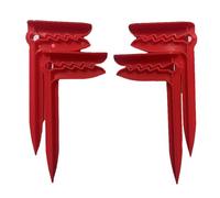 Lerpwige 4 piezas de estera de picnic estacas abrazaderas playa picnic rack toalla arena al aire libre camping herramienta duradera playa