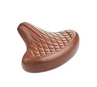 Lerpwige Asiento de ciclismo de cuero resistente pero flexible, perfecto para viajes por la ciudad y paseos por la naturaleza, sillín de bicicleta transpirable de amplia aplicación